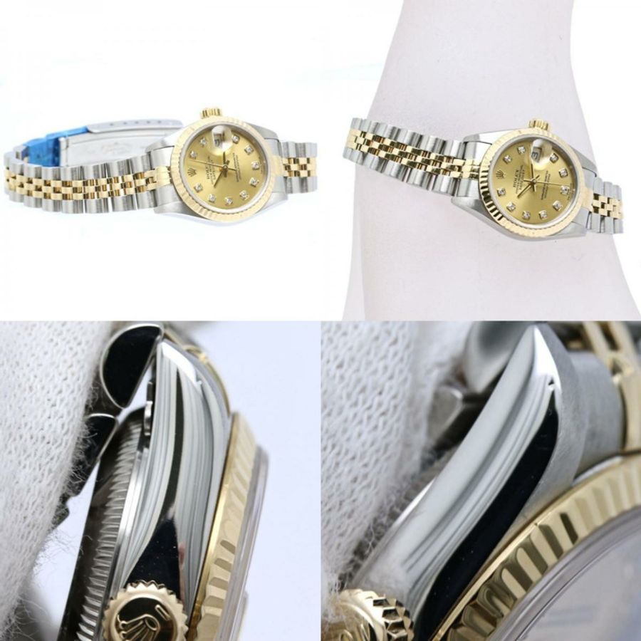 勞力士 Datejust 10P 鑲鑽 79173G 女士腕錶 40547-5