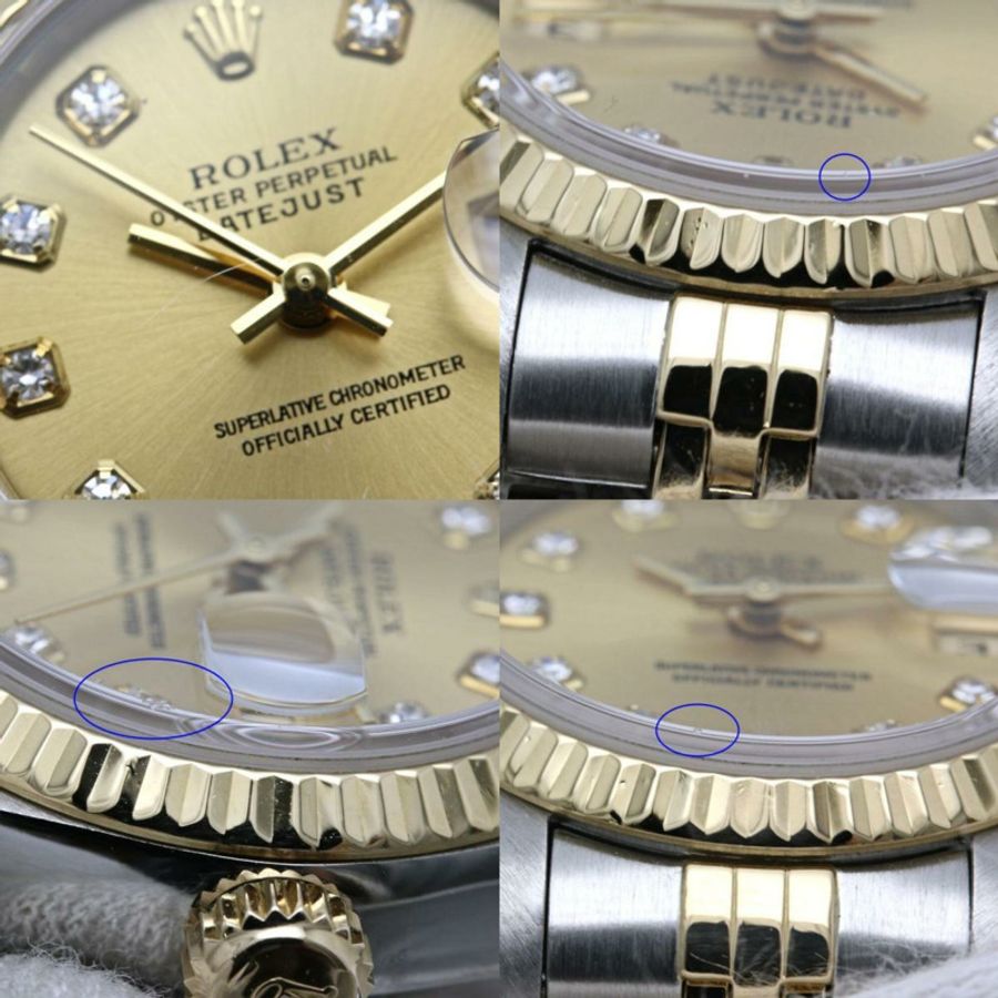 勞力士 Datejust 10P 鑲鑽 79173G 女士腕錶 40547-7