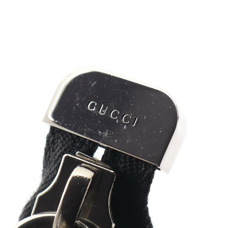 GUCCI Jumbo GG B Sherry Line 單肩斜背包 801887 黑色皮革 二手-6