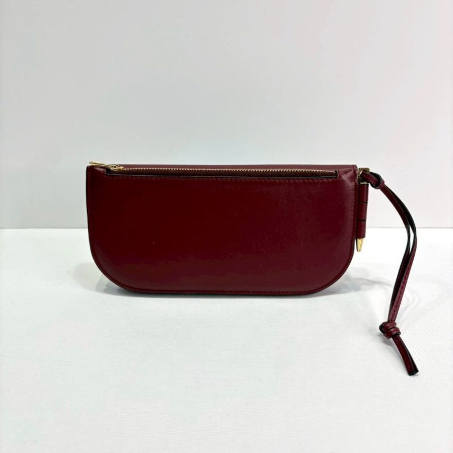 LOEWE Gate Continental紅黃翻蓋長夾-1