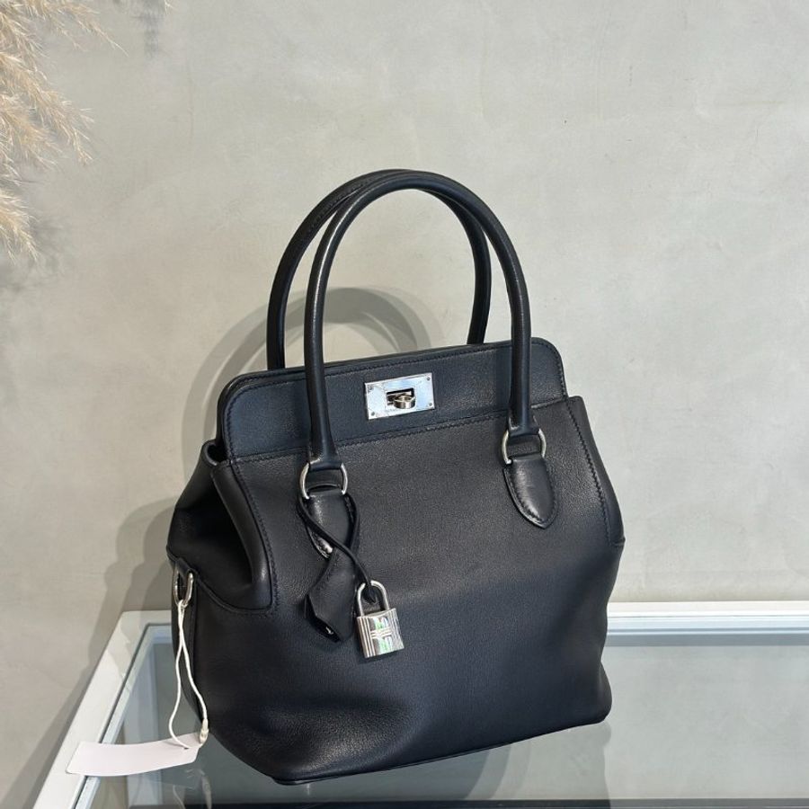 HERMES Toolbox牛奶盒子 20 - Noir 89 黑銀 🄺-2