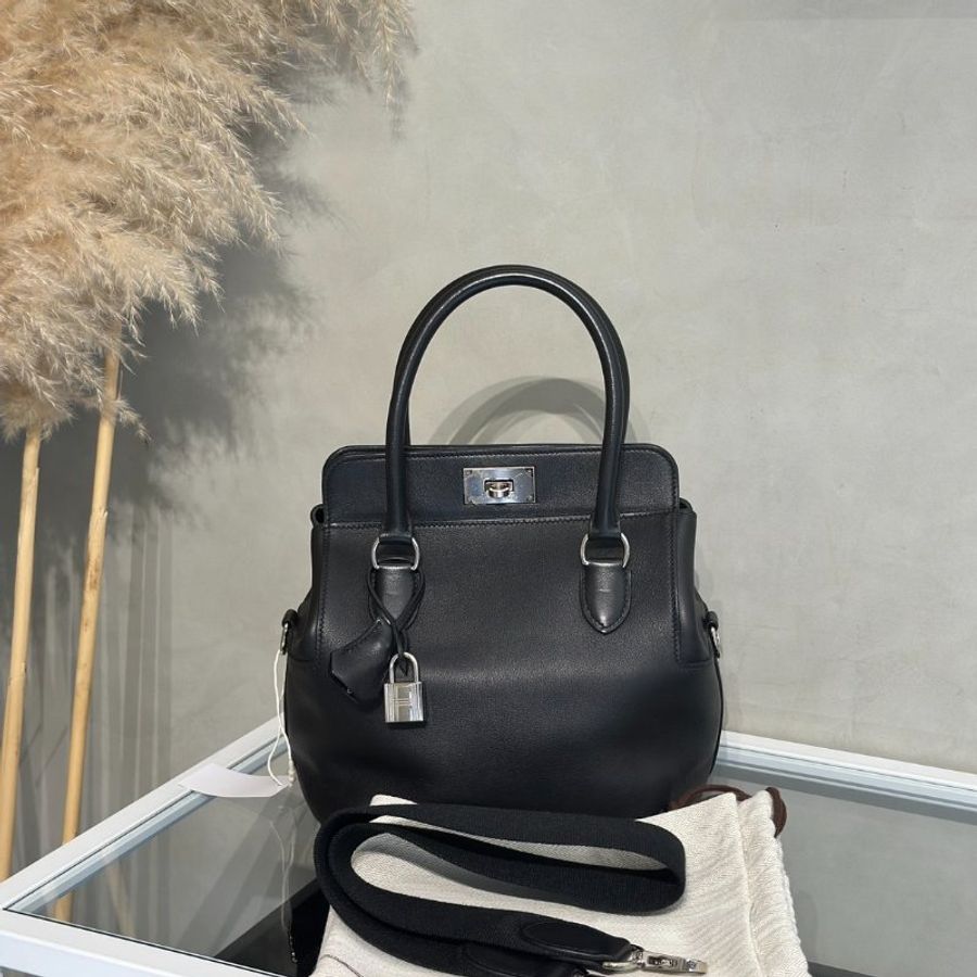 HERMES Toolbox牛奶盒子 20 - Noir 89 黑銀 🄺-15