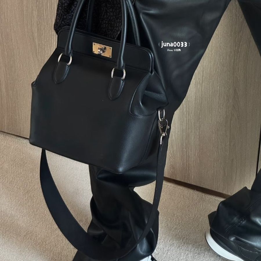 HERMES Toolbox牛奶盒子 20 - Noir 89 黑銀 🄺-17