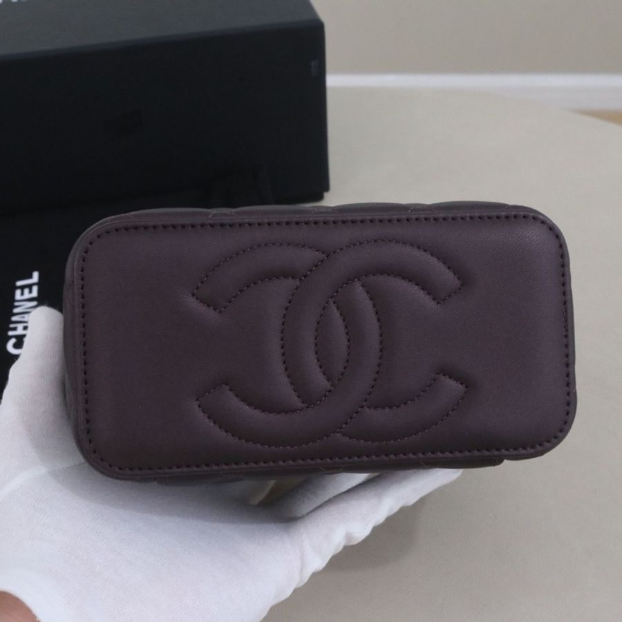 999新CHANEL香奈兒手柄版長盒子挎包,芯片款 尺寸16*9.5*8,配件防塵袋。-3