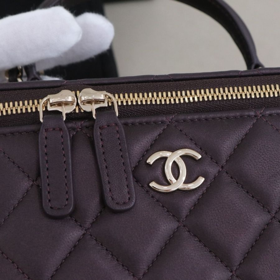 999新CHANEL香奈兒手柄版長盒子挎包,芯片款 尺寸16*9.5*8,配件防塵袋。-6