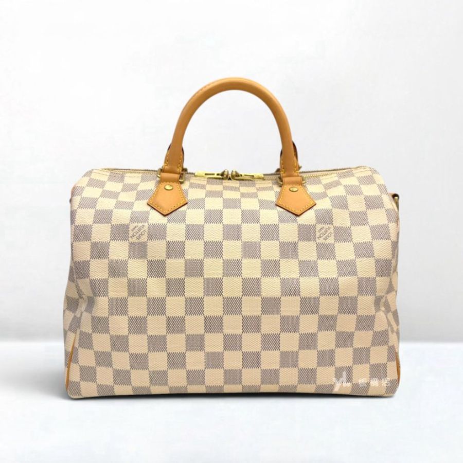 S3597-LV 白棋盤格Speedy30 背帶款N40592-1