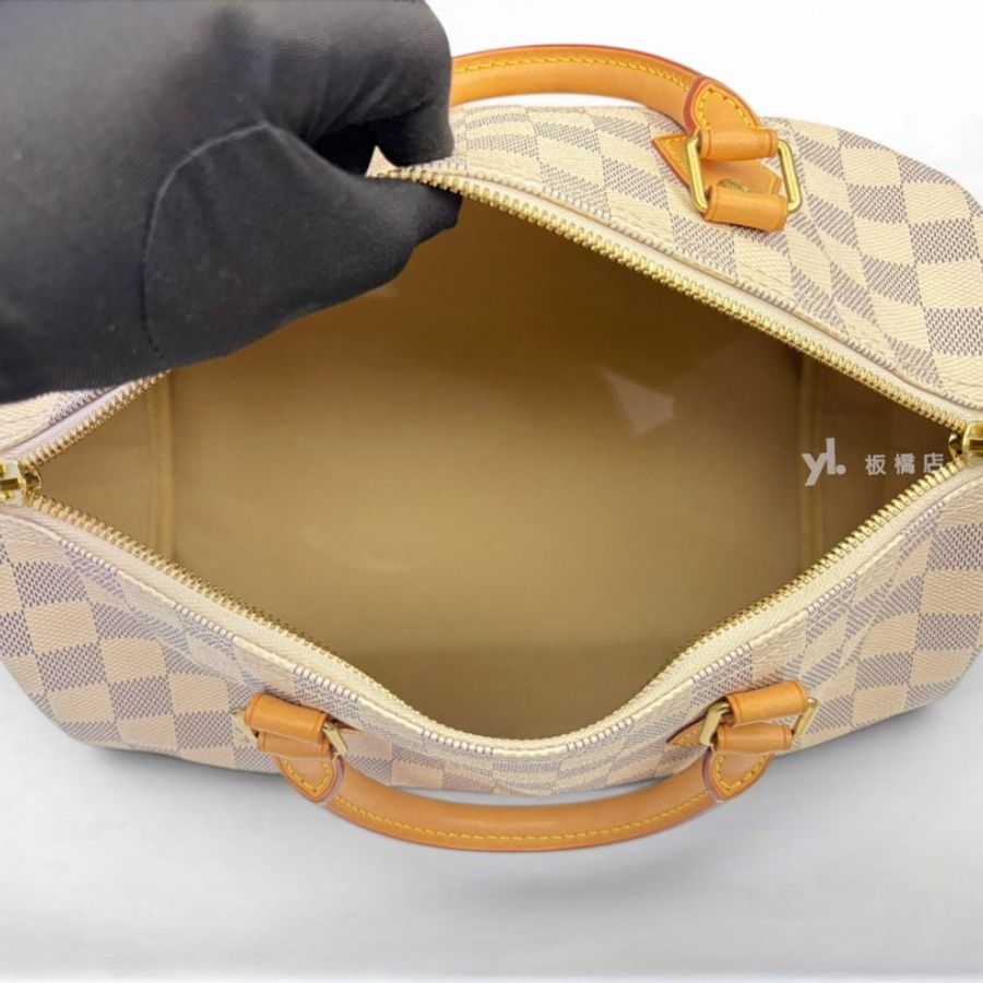 S3597-LV 白棋盤格Speedy30 背帶款N40592-5