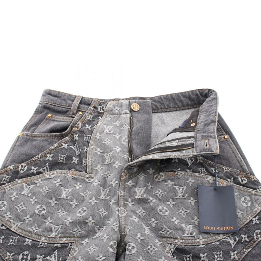 路易威登 Monogram 花卉圖案牛仔褲 #28 牛仔褲 RM232 Y92 HPD92W 棉質-6