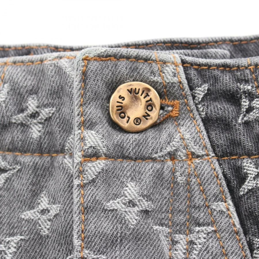 路易威登 Monogram 花卉圖案牛仔褲 #28 牛仔褲 RM232 Y92 HPD92W 棉質-8