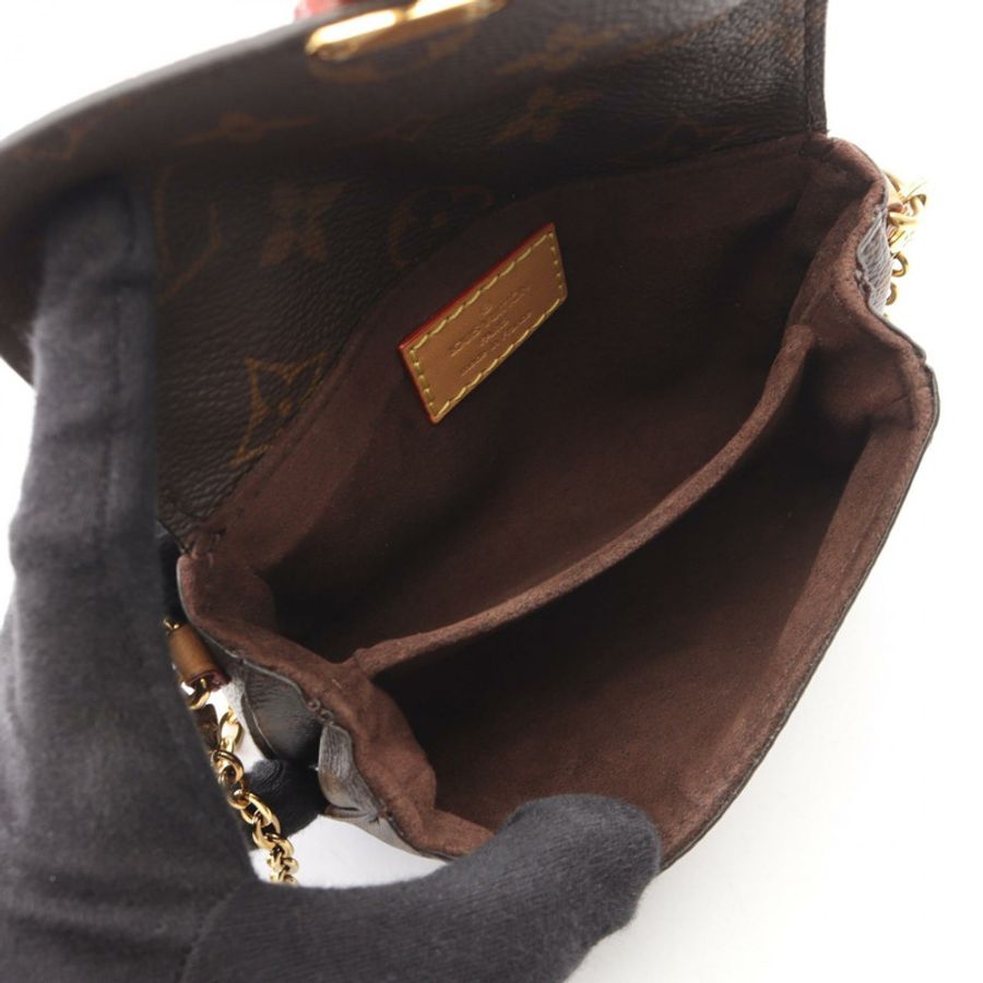 路易威登 Micro Metis 鏈條斜背包 M81267 Monogram 帆布 二手 LV-2