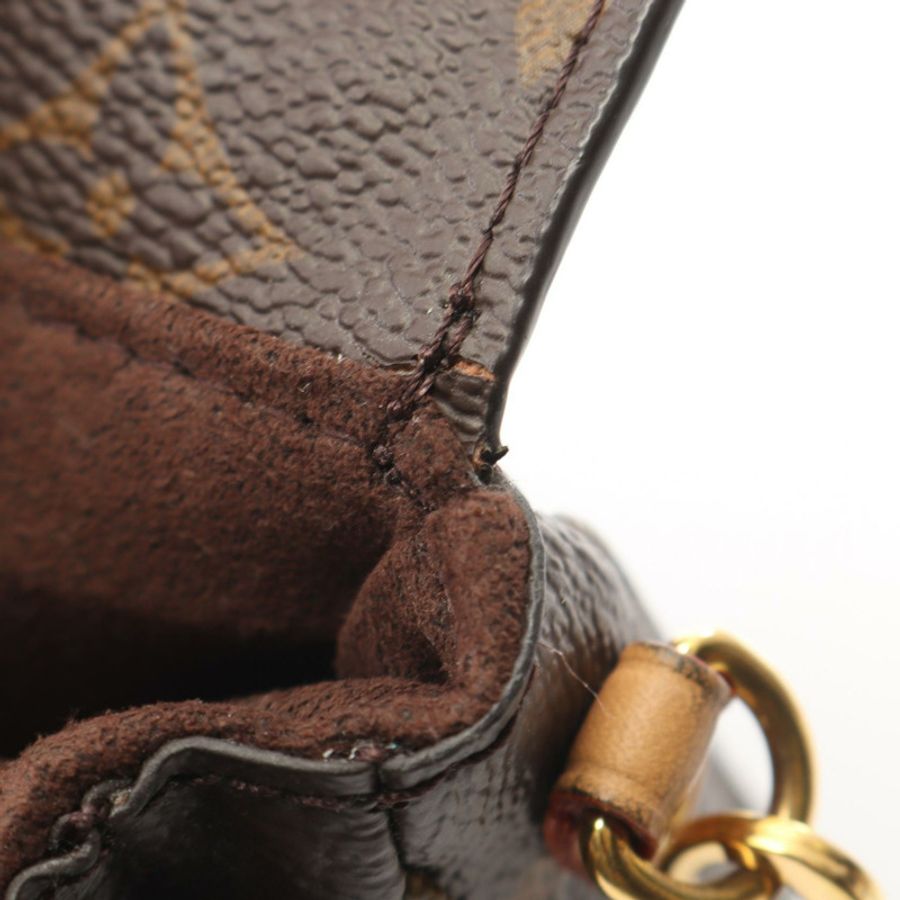 路易威登 Micro Metis 鏈條斜背包 M81267 Monogram 帆布 二手 LV-5