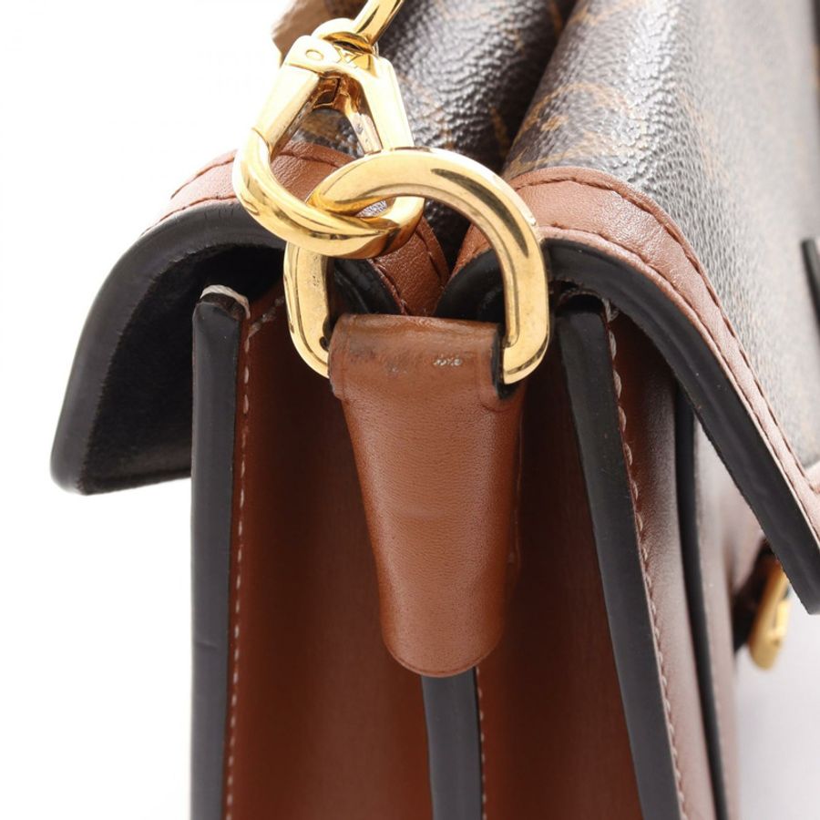 路易威登 Sac Biface 鏈條斜背包 M44386 Monogram 皮革 二手 LV-9