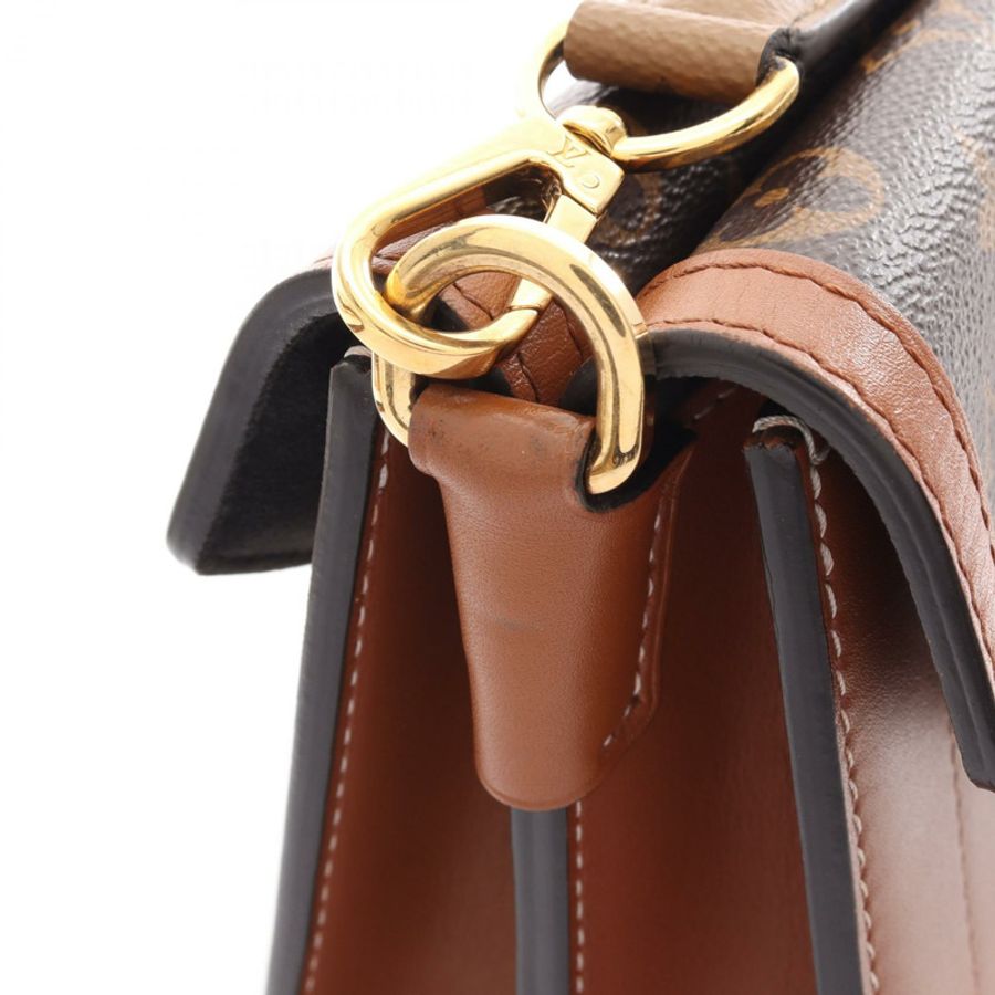 路易威登 Sac Biface 鏈條斜背包 M44386 Monogram 皮革 二手 LV-10