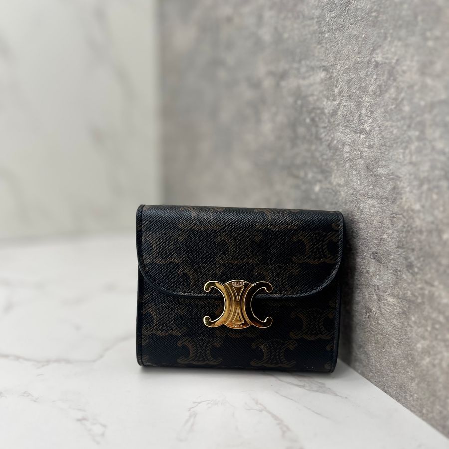 香緹國際精品 CELINE 凱旋門 短夾 1175-0