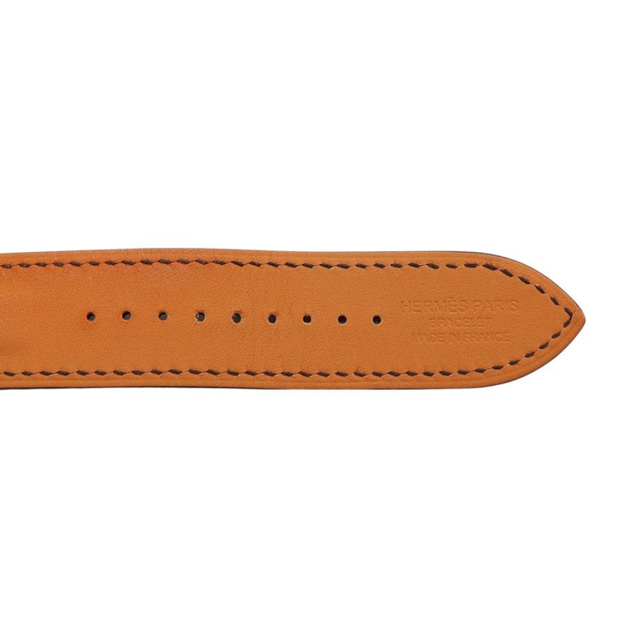 HERMES 愛馬仕 Apple Watch 錶帶 黑/棕色 Swift牛皮 Y刻-2