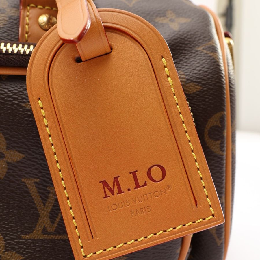 LOUIS VUITTON LV 路易威登 Keepall 25 Cargo 兩用包 棕色 原花帆布 有印字 M14981-5