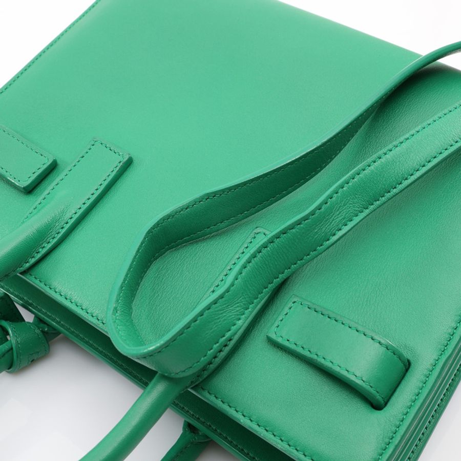 SAINT LAURENT YSL 聖羅蘭 Sac De Jour Nano 兩用包 綠色牛皮 340778-14