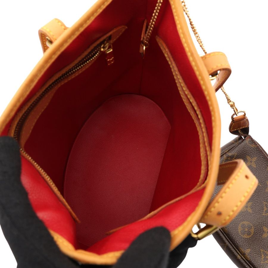 LOUIS VUITTON LV 路易威登 Cerises Bucket PM 村上隆 櫻桃水桶包 肩背包 原花帆布 M95012-2