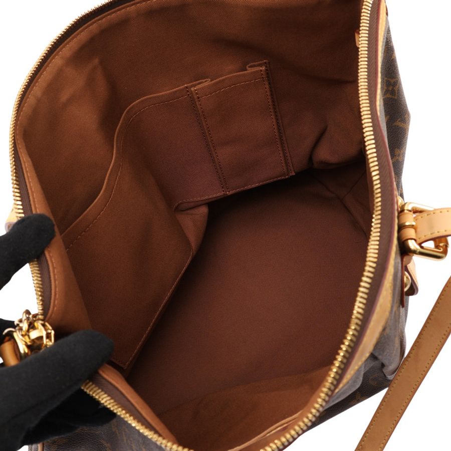 LOUIS VUITTON LV 路易威登 Palermo GM 兩用包 棕色 原花帆布 M40146-2