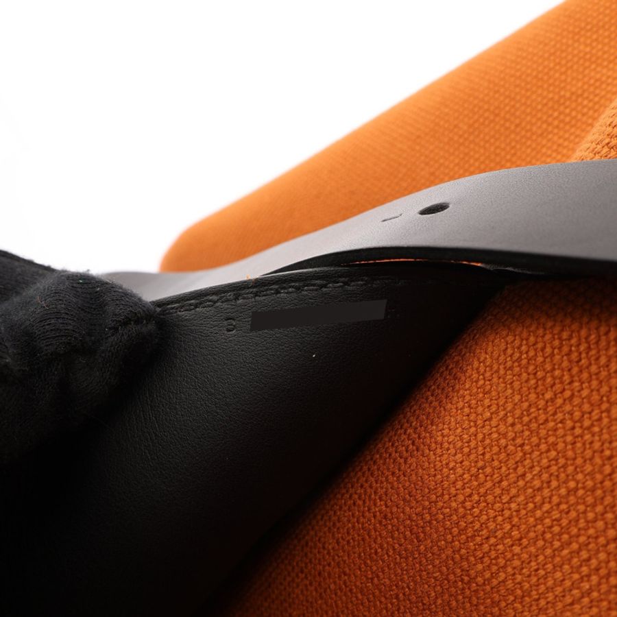 HERMES 愛馬仕 Etriviere Pocket 27 托特包 金棕色帆布 黑色 Swift牛皮 B刻 H082769CK-4