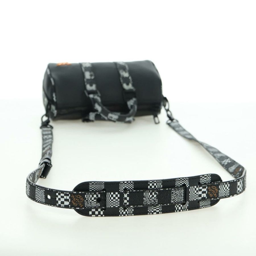 【日本直送】路易威登 Damier Distorted City Keepall XS 旅行包 黑色 M80202 LV 正品 177433SM-7