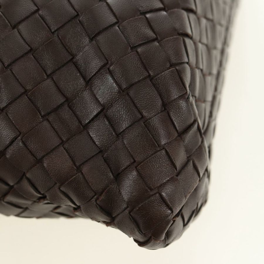 【日本直送】BOTTEGA VENETA INTRECCIATO 羅馬系列手提包,棕色皮革,貨號 162112,正品 yk20366SAV-15