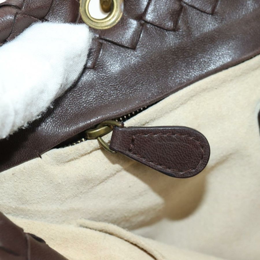 【日本直送】BOTTEGA VENETA INTRECCIATO 羅馬系列手提包,棕色皮革,貨號 162112,正品 yk20366SAV-22