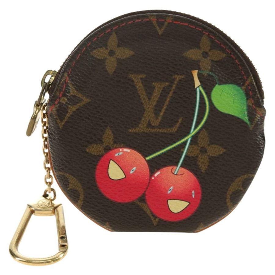 【日本直送】路易威登 Monogram Cherry Porte Monnaie Ron 零錢包 M95043 正品 182052V-12