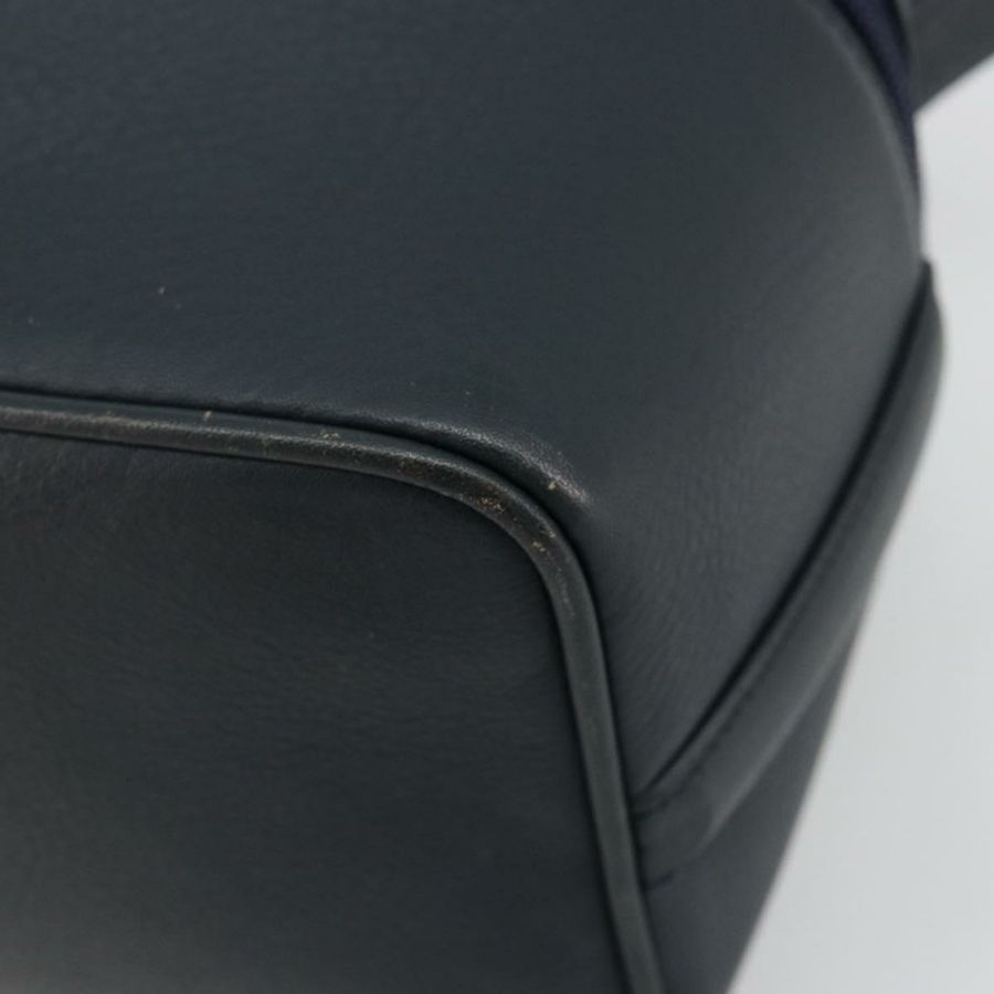 【日本直送】Christian Dior Vanity 手提包,真皮,海軍藍,金色,正品,貨號 182020A-16