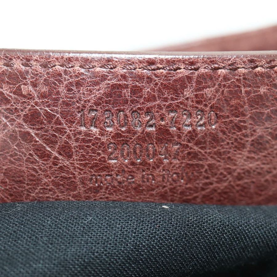 【日本直送】BALENCIAGA The Giant Part-Time Bag 皮革雙肩包 棕色/金色 173082 正品 185300SM-10