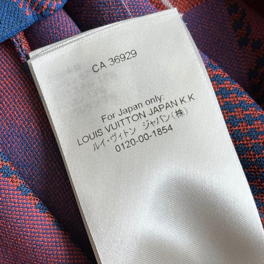 ::Louis Vuitton:: 經典拼色格紋 坦克運動背心 短褲 套裝 Red Monogram Damier Knit Sports Cropped Tank-39