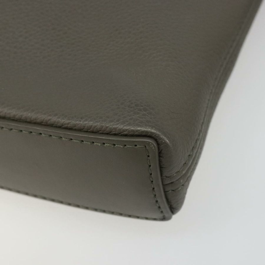 【日本直送】路易威登 Takeoff 手拿包 皮革 灰色 M81735 LV 正品 186227M-14