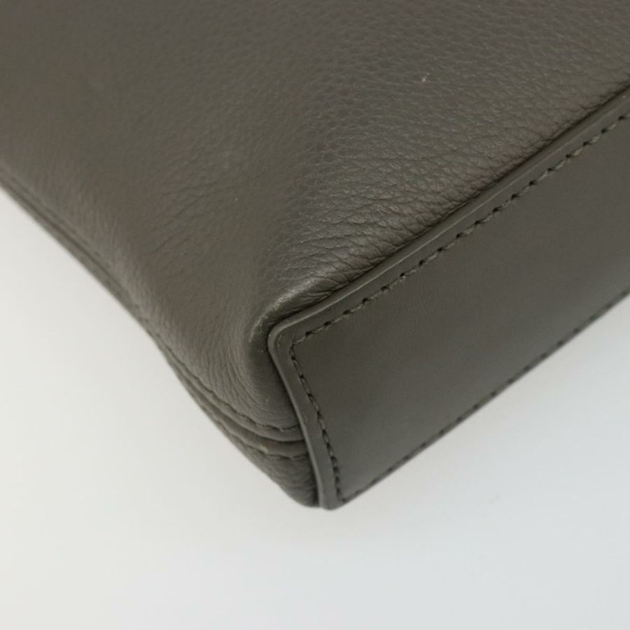 【日本直送】路易威登 Takeoff 手拿包 皮革 灰色 M81735 LV 正品 186227M-15