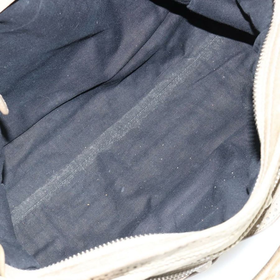 【日本直送】BALENCIAGA Giant City Bag 皮革 2way Gray Silver 204529 Auth yk20579SAV-10