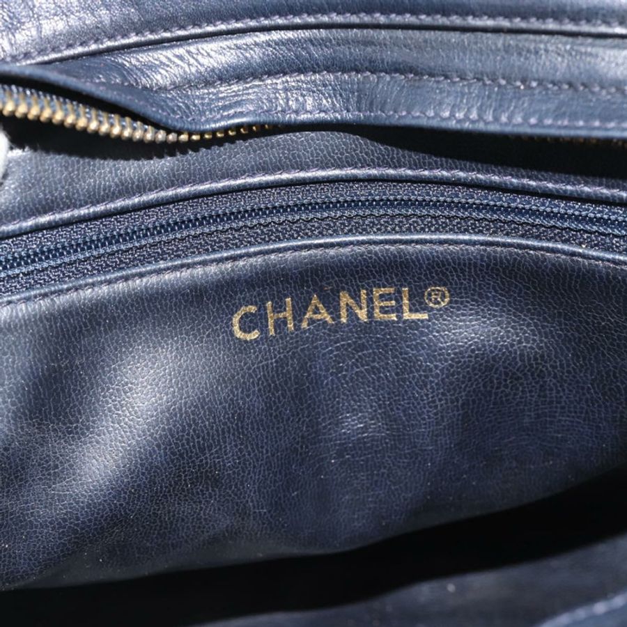 【日本直送】香奈兒 (CHANEL) 絎縫鏈條肩背包 白色 金色 CC 標誌 正品 mr2545V-17