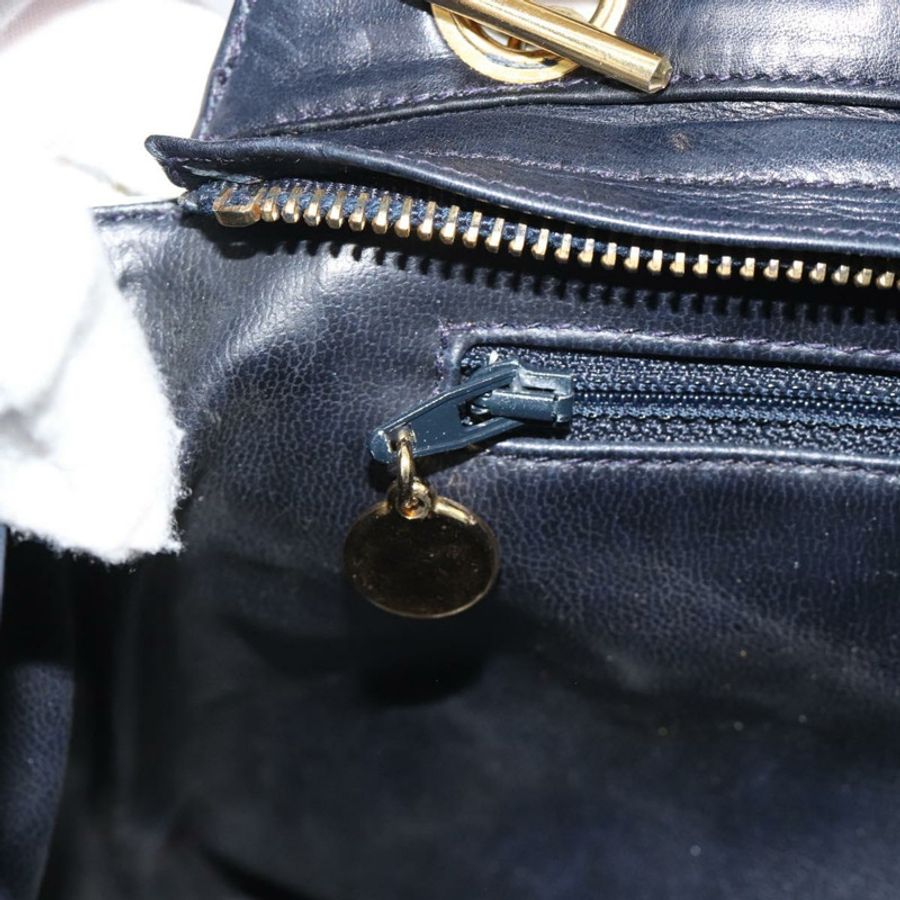 【日本直送】香奈兒 (CHANEL) 絎縫鏈條肩背包 白色 金色 CC 標誌 正品 mr2545V-20