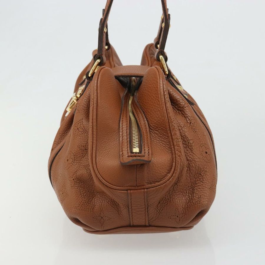 【日本直送】路易威登 Mahina Runner PM 手提包，棕色皮革，貨號 M97052，LV 正品 am11933V-2