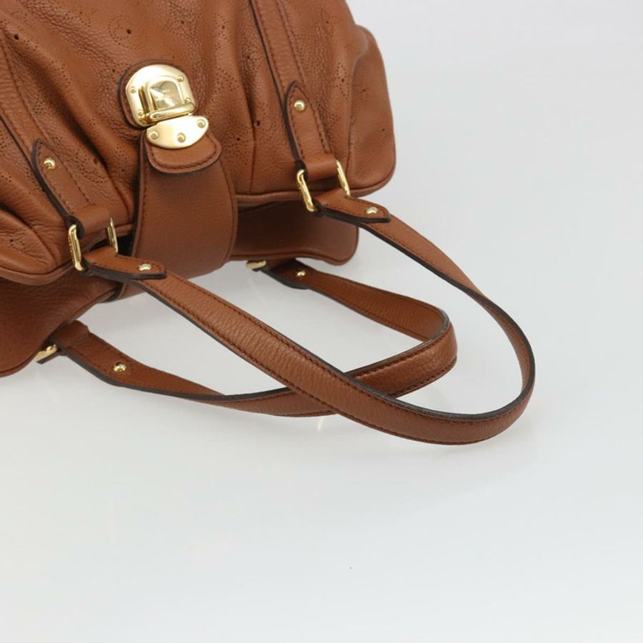 【日本直送】路易威登 Mahina Runner PM 手提包，棕色皮革，貨號 M97052，LV 正品 am11933V-6