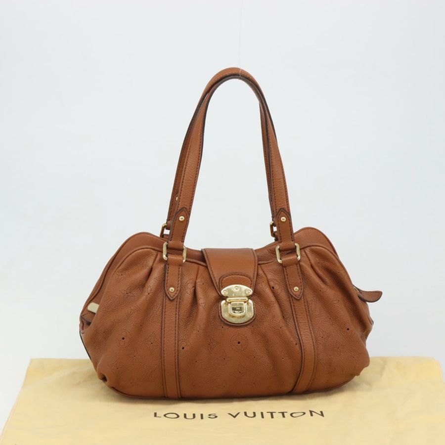 【日本直送】路易威登 Mahina Runner PM 手提包，棕色皮革，貨號 M97052，LV 正品 am11933V-11