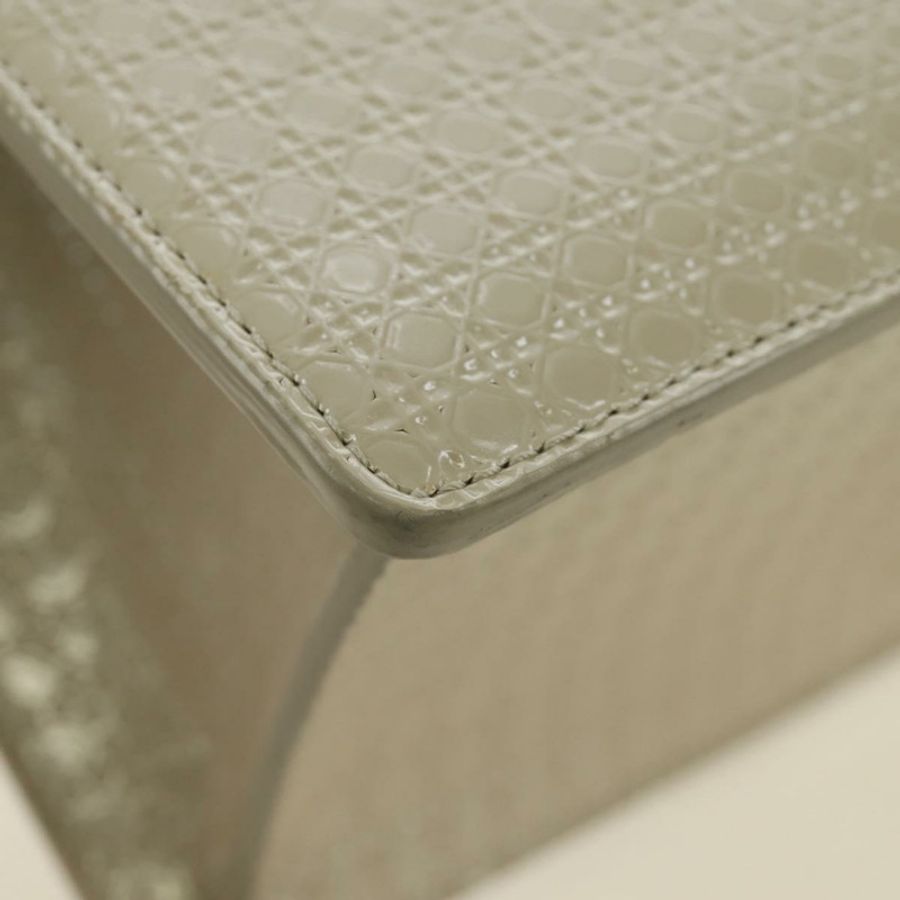 【日本直送】Christian Dior Montaigne 鏈條包 漆皮 米色 金 正品 ar13976V-16