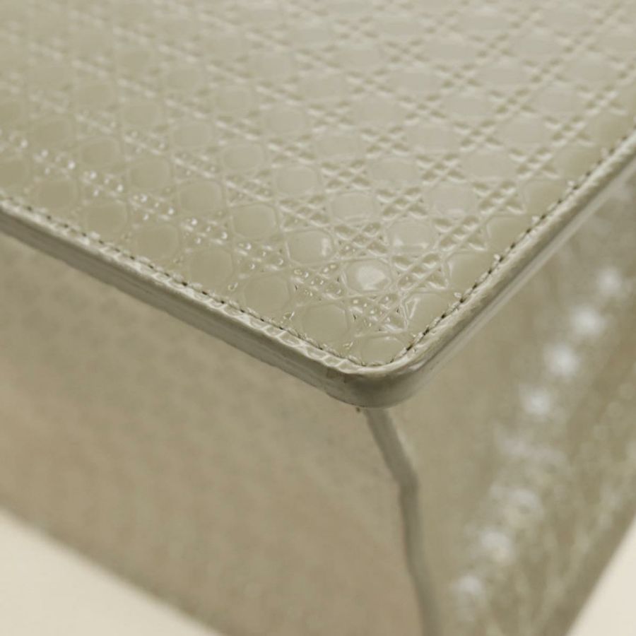 【日本直送】Christian Dior Montaigne 鏈條包 漆皮 米色 金 正品 ar13976V-17