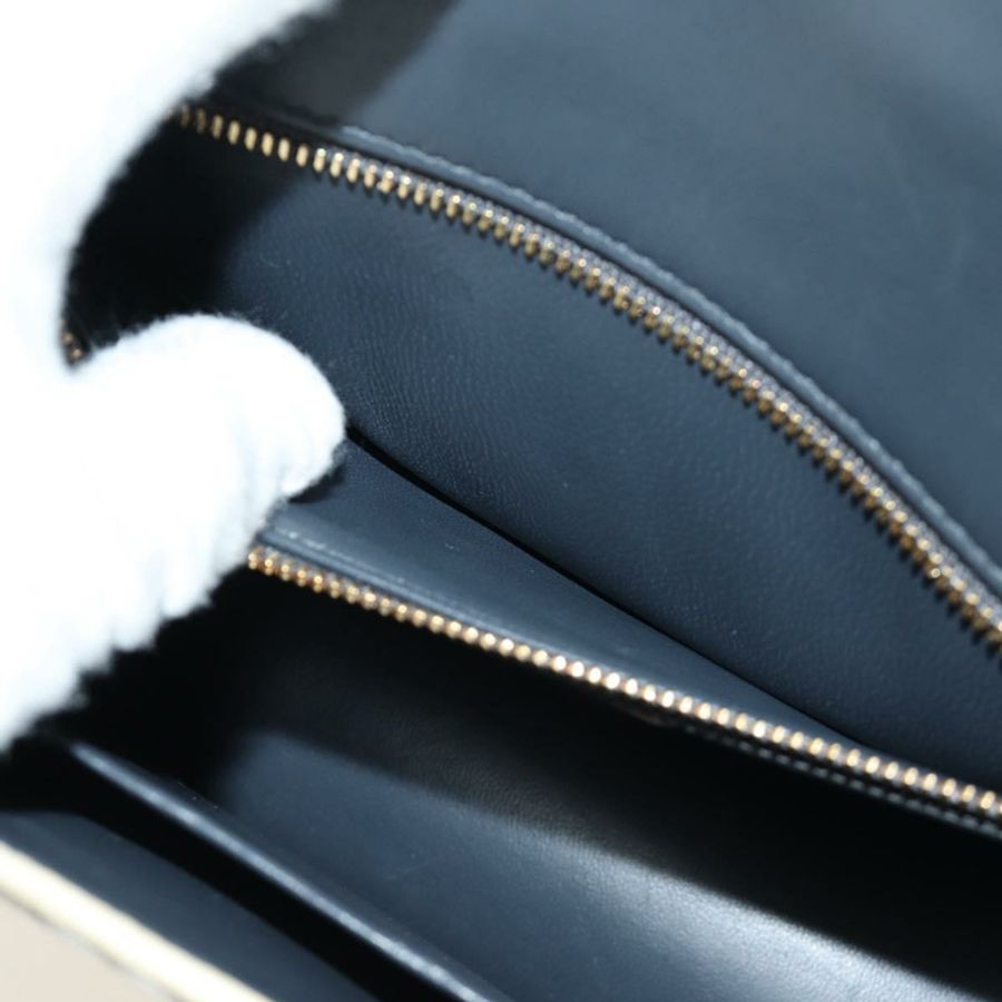 【日本直送】Christian Dior Montaigne 鏈條包 漆皮 米色 金 正品 ar13976V-25