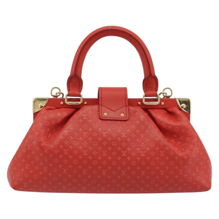 【日本直送】路易威登 (LOUIS VUITTON) Nanogram Monogram 手拿包 紅色 M22327 LV Auth ka5104SM-1