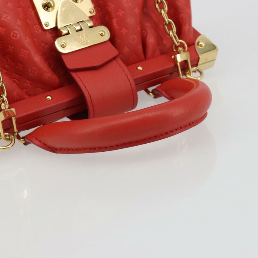 【日本直送】路易威登 (LOUIS VUITTON) Nanogram Monogram 手拿包 紅色 M22327 LV Auth ka5104SM-7