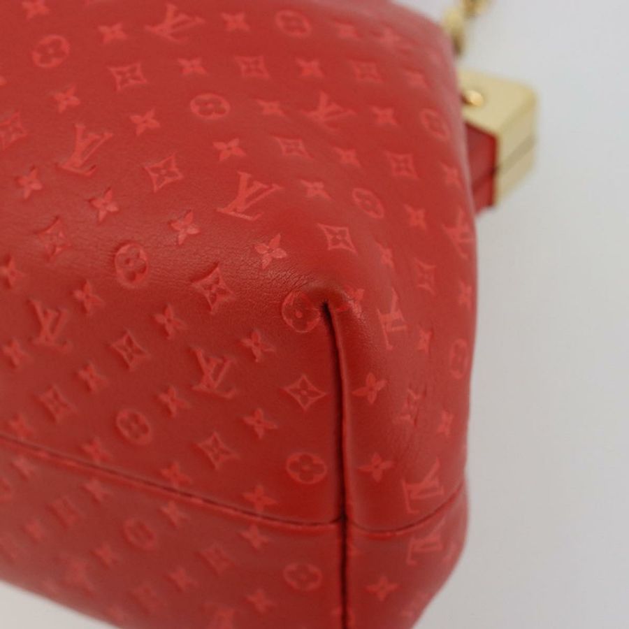 【日本直送】路易威登 (LOUIS VUITTON) Nanogram Monogram 手拿包 紅色 M22327 LV Auth ka5104SM-9