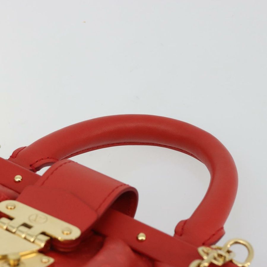 【日本直送】路易威登 (LOUIS VUITTON) Nanogram Monogram 手拿包 紅色 M22327 LV Auth ka5104SM-13