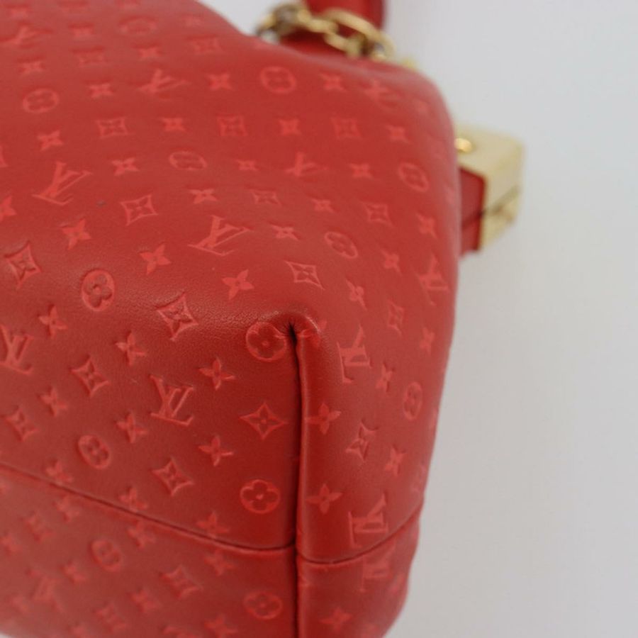 【日本直送】路易威登 (LOUIS VUITTON) Nanogram Monogram 手拿包 紅色 M22327 LV Auth ka5104SM-16