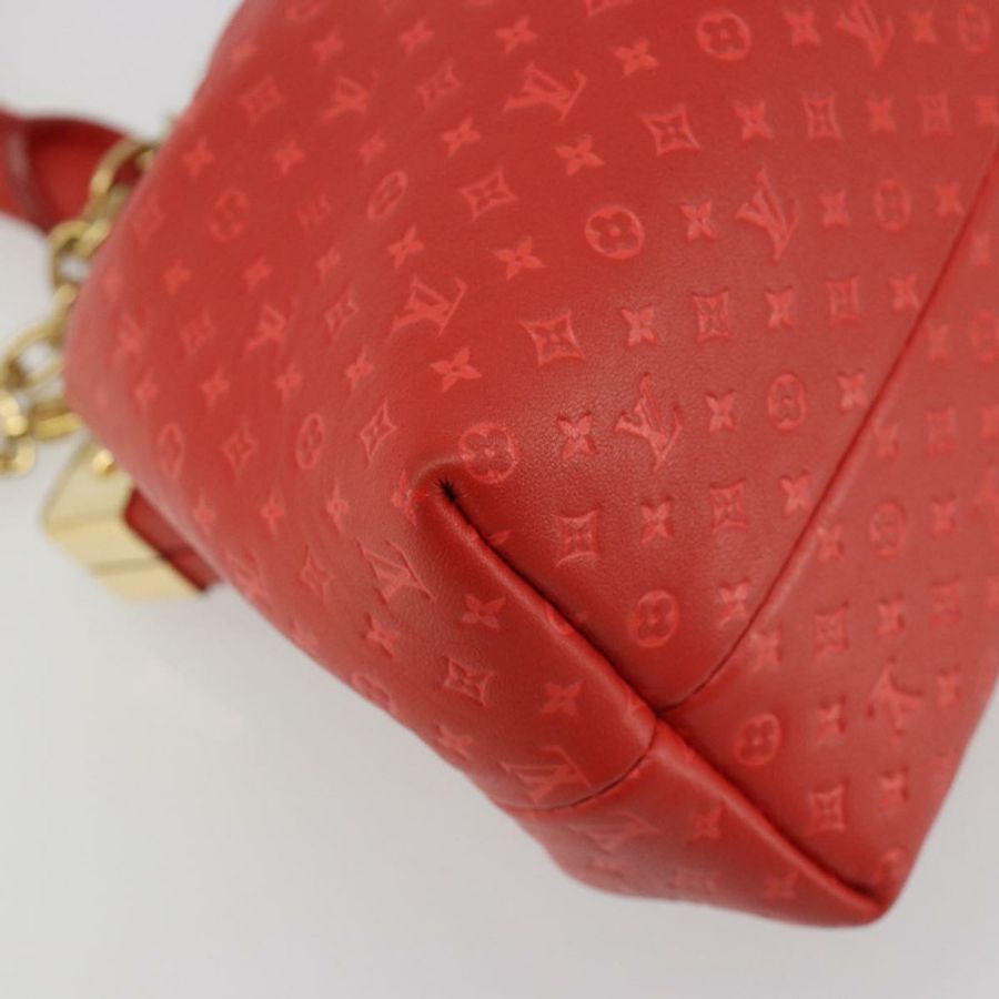 【日本直送】路易威登 (LOUIS VUITTON) Nanogram Monogram 手拿包 紅色 M22327 LV Auth ka5104SM-17