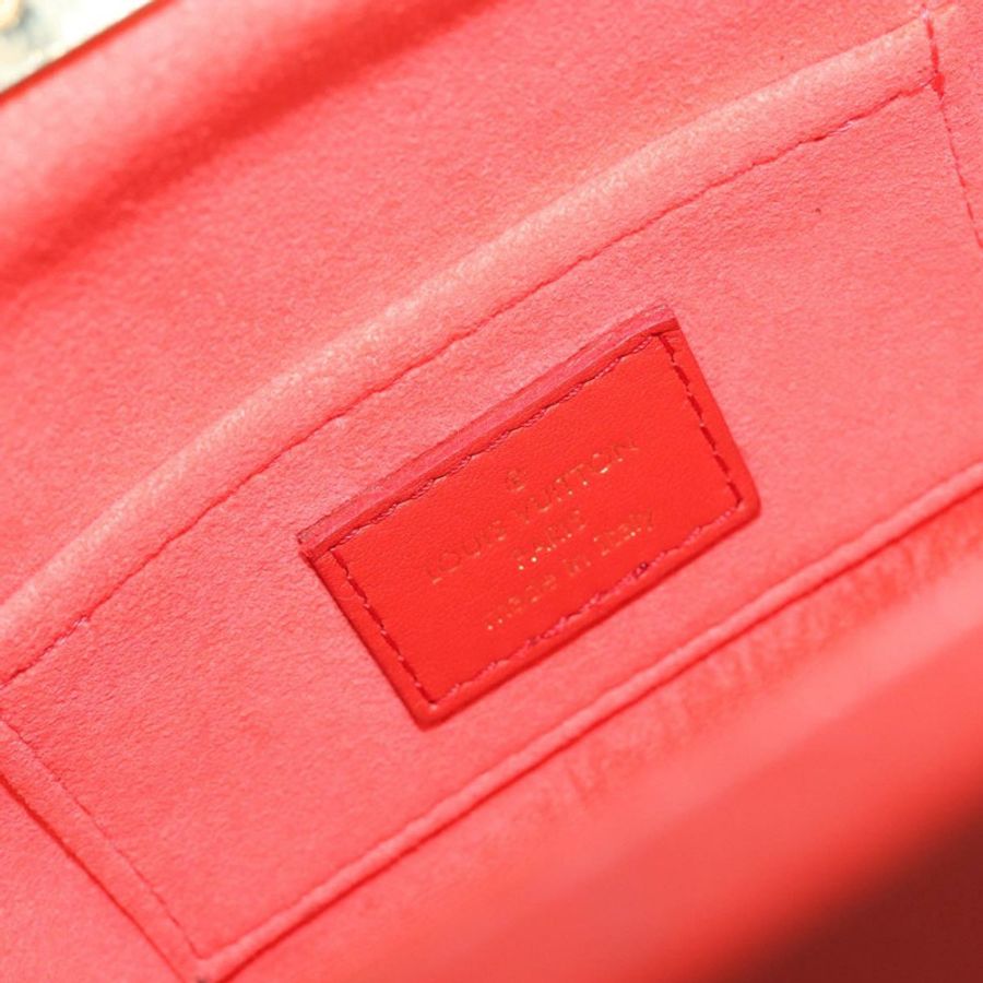 【日本直送】路易威登 (LOUIS VUITTON) Nanogram Monogram 手拿包 紅色 M22327 LV Auth ka5104SM-21