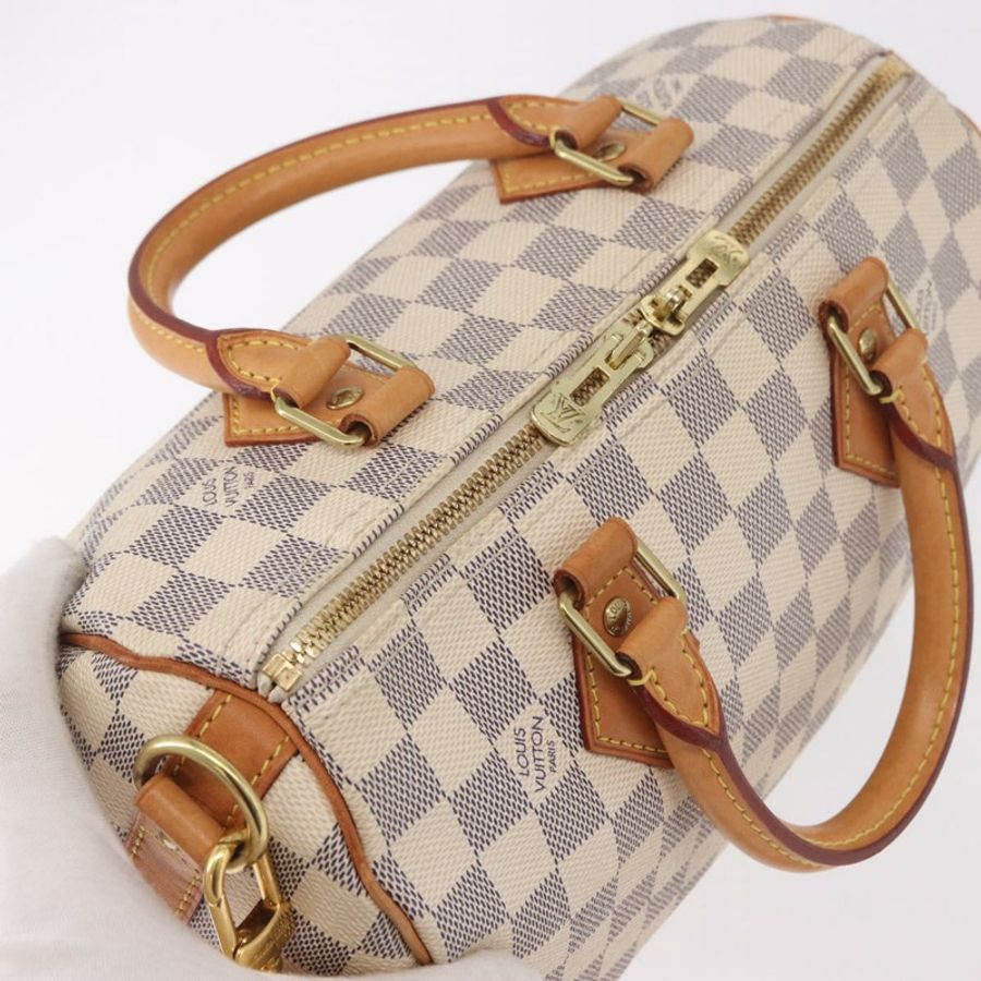 【日本直送】路易威登 Damier Azur Speedy Bandouliere 25 手提包 N41374 LV Auth ka5166A-5